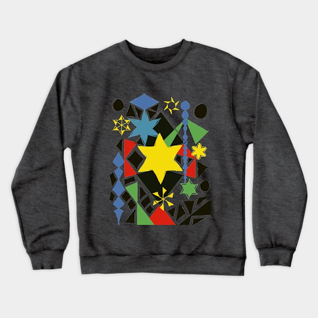 Primaries Crewneck Sweatshirt by bestree